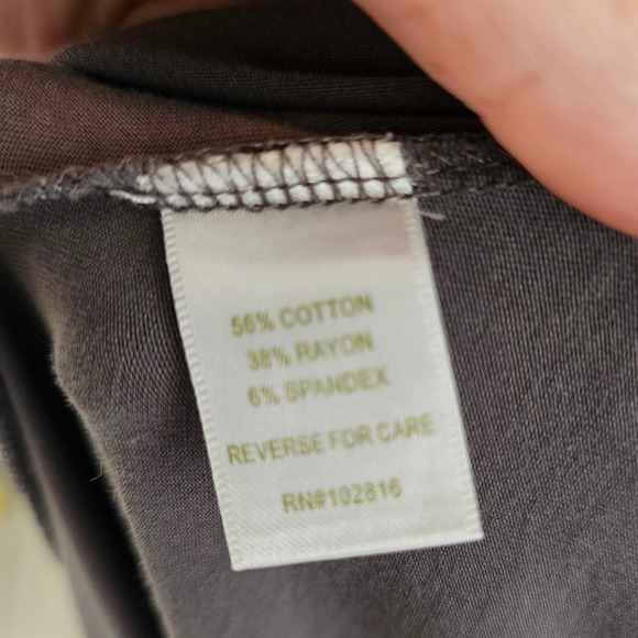 Garnet Hill Sleeveless Dress Gray‎ Midi Size Small Comfy Chic Capsule Wardrobe - Picture 8 of 9